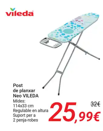 Carrefour Vileda Post de planxar Neo 114x33cm oferta