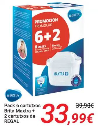 Carrefour Regal Pack 6 cartutxos Brita Maxtra + 2 cartutxos de oferta