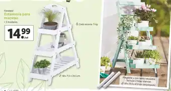 Florabest Estantería para macetas 2 modelos