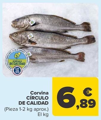 Carrefour Corvina círculo de calidad oferta