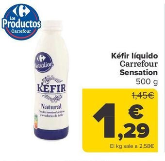 Carrefour Kéfir líquido carrefour sensation oferta