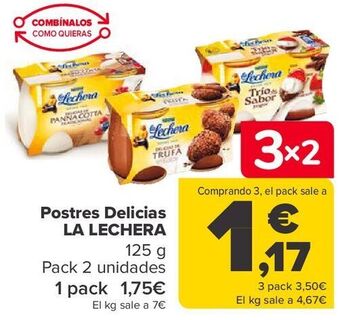 Carrefour Postres delicias la lechera oferta