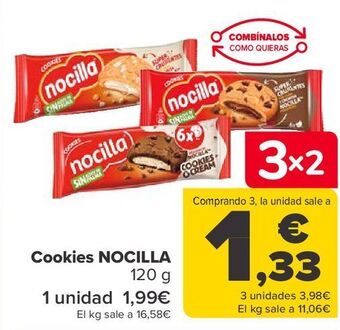 Carrefour Cookies nocilla oferta