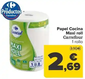 Carrefour Papel cocina mxi roll carrefour oferta