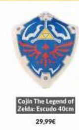 Game Cojin the legend of zelda: escudo 40cm 29,99€ oferta