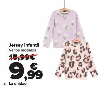 Carrefour Jersey infantil oferta