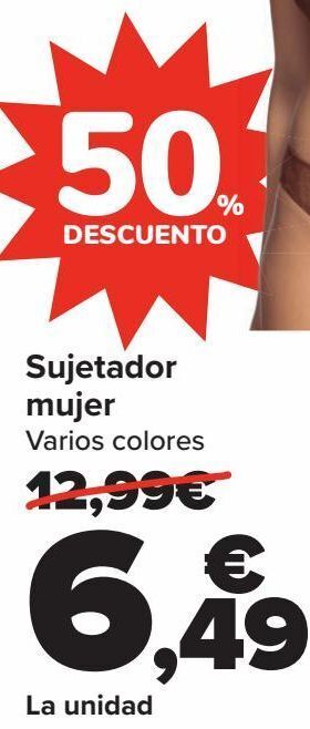 Carrefour Sujetador mujer oferta