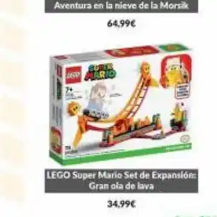 Game Leco mario lego super mario set de expansión: gran ola de lava 34,99€ oferta