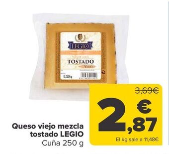 Carrefour Queso viejo mezcla tostado legio oferta