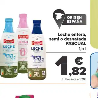 Carrefour Leche entera oferta