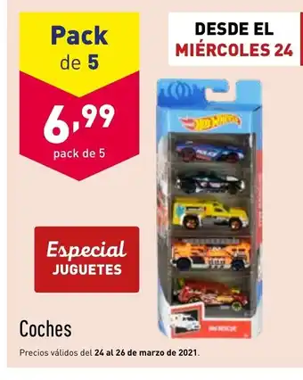 ALDI Coches Pack de 5 oferta