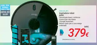 Carrefour cecotec Aspiradora robot 6090 oferta