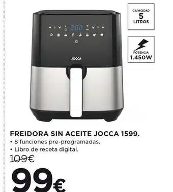 El Corte Inglés Freidora sin aceite oferta