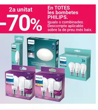 Carrefour Philips En Totes les bombetes oferta