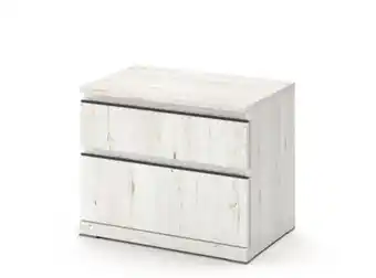 Hipermueble Mesita 2 cajones modelo drom las oferta