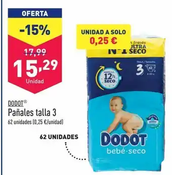 ALDI Pañales talla 3 dodot oferta