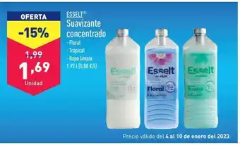 ALDI Suavizante concentrado esselt oferta