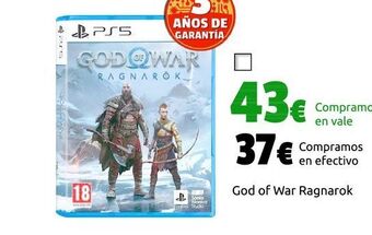 CeX God of war ragnarok oferta
