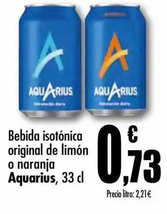 Unide Market Bebida isotónica original de limón o naranja aquarius oferta