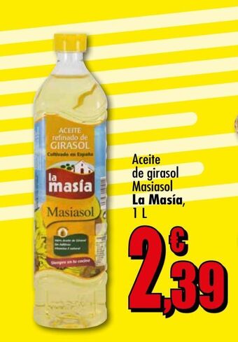 Aceite de girasol masiasol la masía
