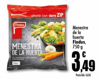 Menestra de la huerta findus