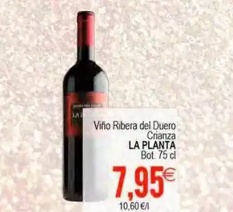 Plenus Supermercados Viño ribera del duero crianza la planta oferta