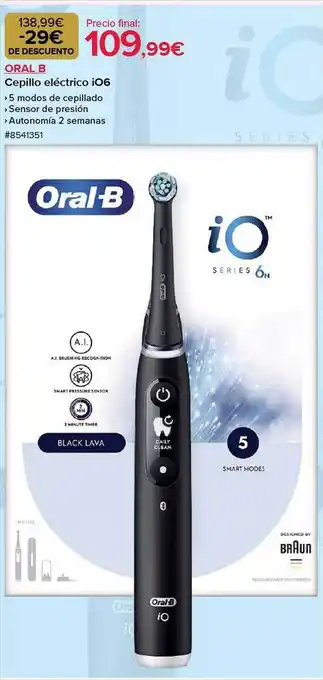 Oral b cepillo eléctrico io6