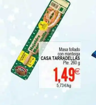 Plenus Supermercados Masa follado con manteiga casa tarradellas pte oferta