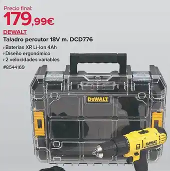 Costco Dewalt taladro percuto 18v m dcd776 oferta