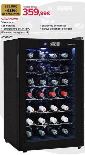 Costco Cavanova vinoteca oferta