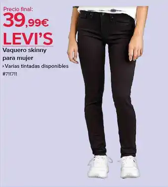 Costco Levi's vaquero skinny para mujer oferta