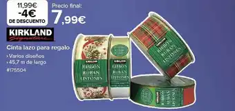 Costco Kirkland cinta lazo para regalo oferta