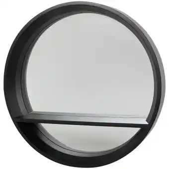 Action Espejo circular con estante para colgar oferta