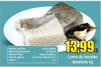FROIZ Lomo de bacalao desalado kg oferta