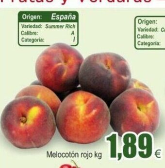 FROIZ Melocotón rojo kg oferta