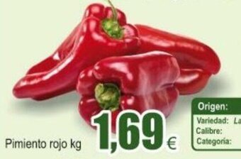 FROIZ Pimiento rojo kg oferta