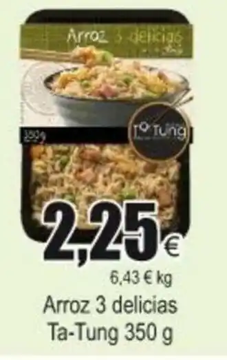 FROIZ Arroz 3 delicias Ta Tung 350g oferta