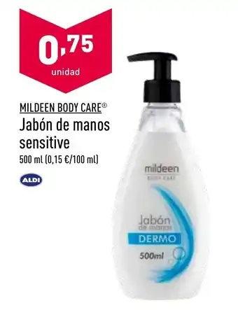 Mildeen Body Care Jabón de manos sensitive 500ml