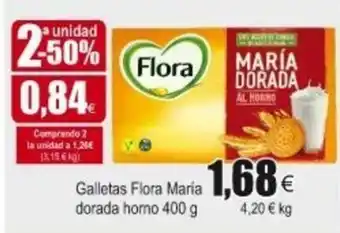 FROIZ Galletas Flora Maria dorada hormo 400g oferta