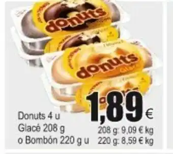 FROIZ Donuts 4u Glace 208g o Bombon 220g oferta
