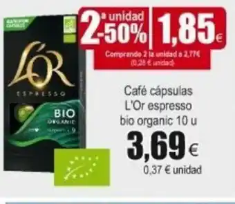 FROIZ L'or Café cápsulas espresso bio organic 10u oferta