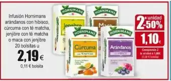 FROIZ Infusion Hornimans arándos con hibisco oferta
