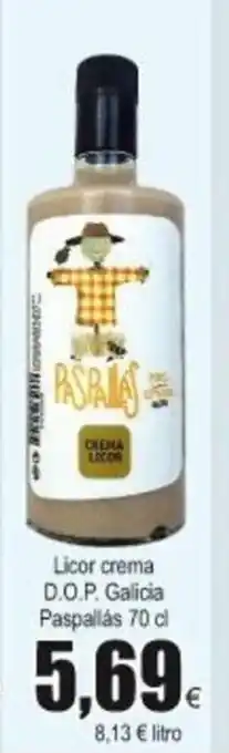FROIZ Paspállas Licor crema D.O.P Galicia 70cl oferta