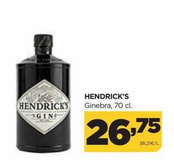 Alimerka Hendrick's ginebra oferta
