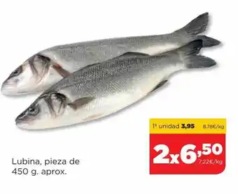 Alimerka Lubina pieza de 450g aprox oferta