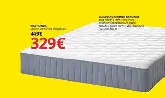 IKEA Vagstranda colchón de muelles embolsados oferta