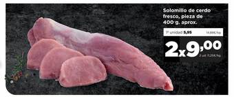 Alimerka Solomillo de cerdo fresco oferta