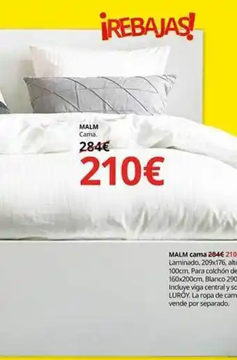 IKEA Malm cama oferta