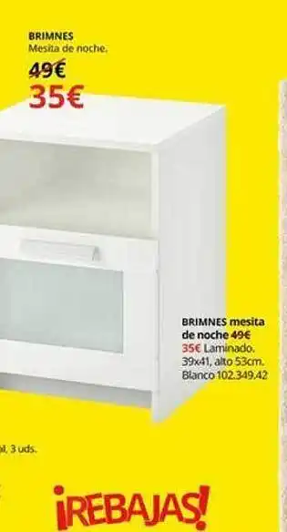 Brimnes mesita de noche