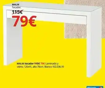 IKEA Malm tocador oferta